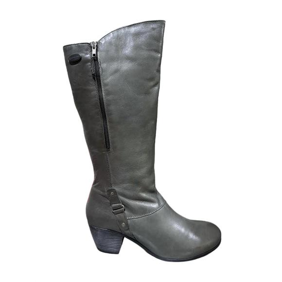 NEW ERIC MICHAEL women´s sweden high boots in grey